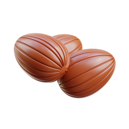 Almendras  3D Icon