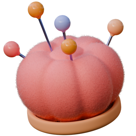 Almofada de alfinetes  3D Icon