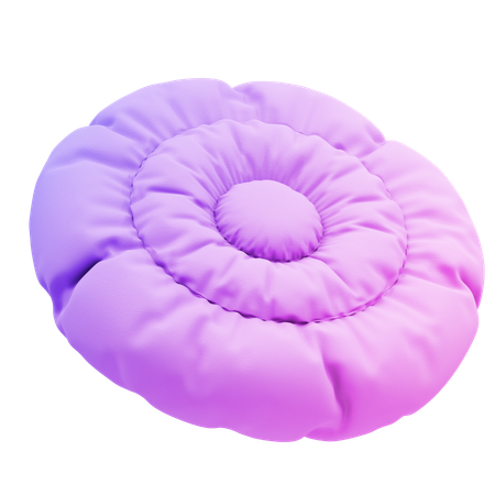 Almohada de flores  3D Icon