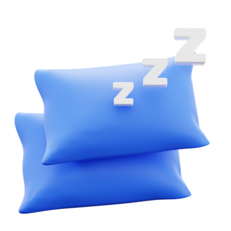 Almohada para dormir  3D Icon