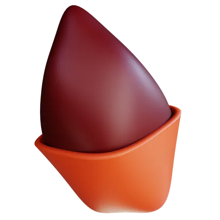 Almond  3D Icon