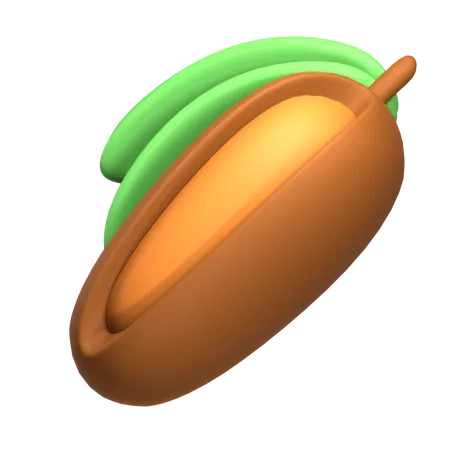 Almond  3D Icon