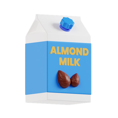 Almond Milk  3D Icon