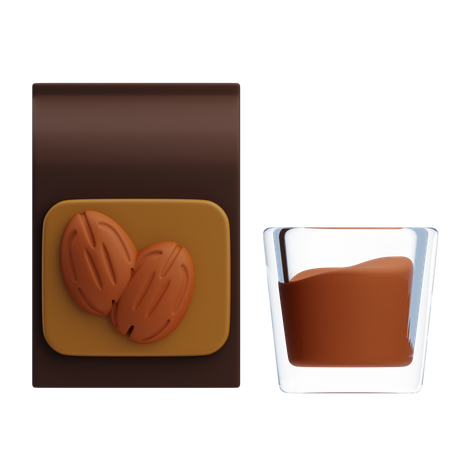 Almond Milk  3D Icon