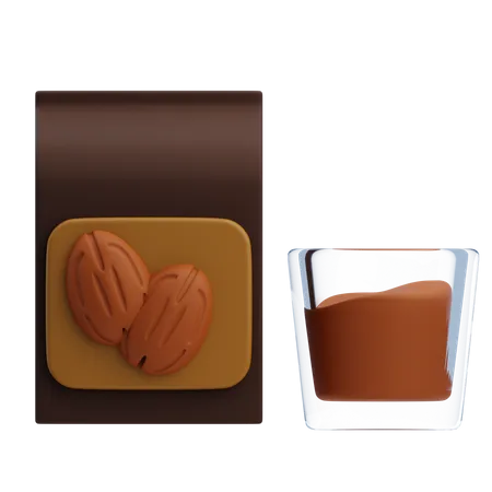 Almond Milk  3D Icon