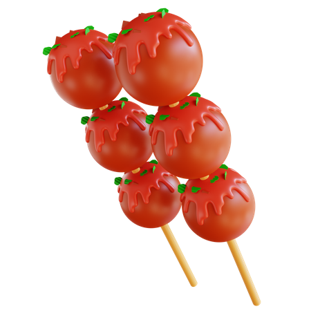Almôndegas de frango  3D Icon