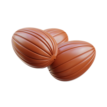 Almonds  3D Icon