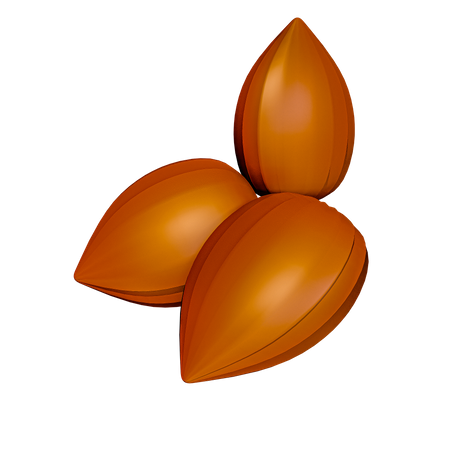 Almonds  3D Icon