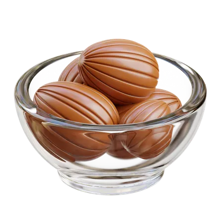 Almonds  3D Icon