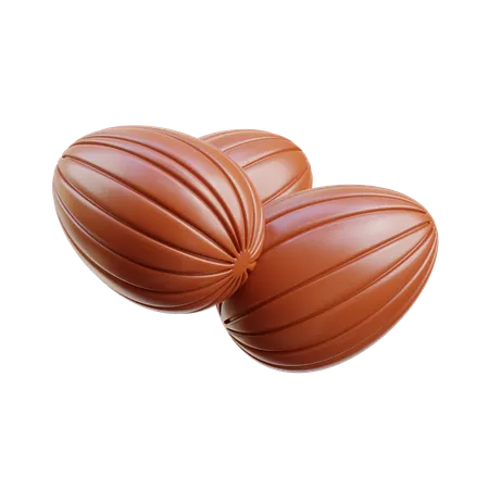 Almonds  3D Icon