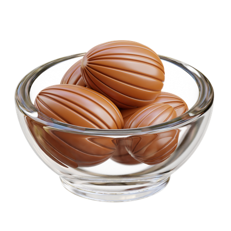 Almonds  3D Icon
