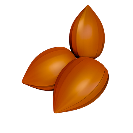 Almonds  3D Icon