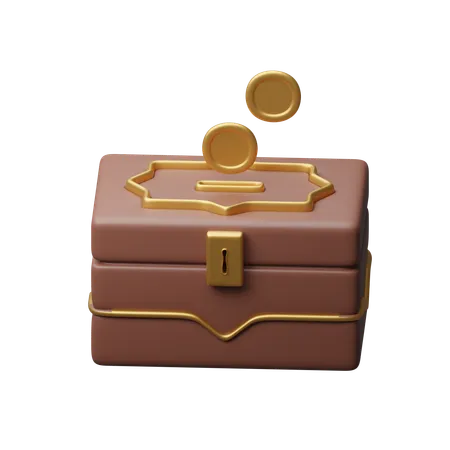 Charity Box Download This Item Now 3D Icon