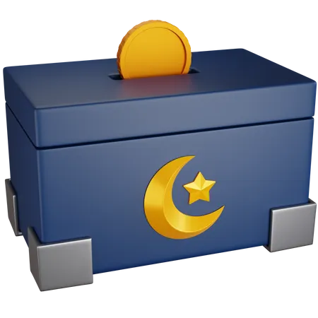 Alms Box  3D Icon