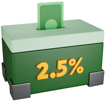 Alms Box  3D Icon