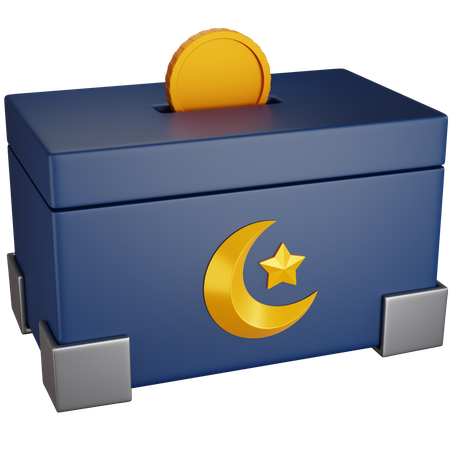 Alms Box 3D Icon