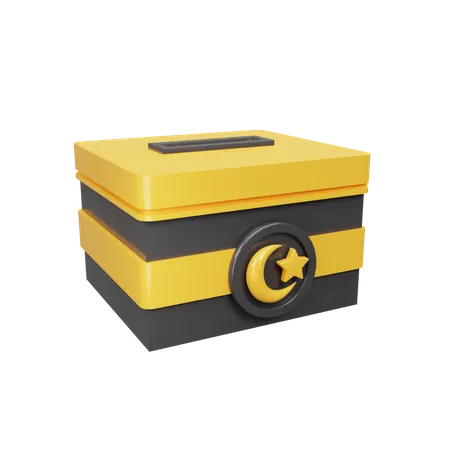 Alms box 3D Icon