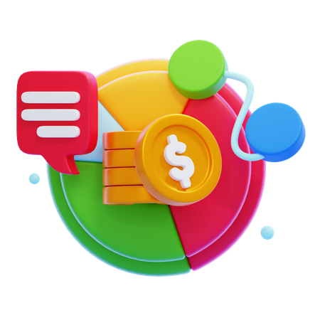Alocação de ativos  3D Icon