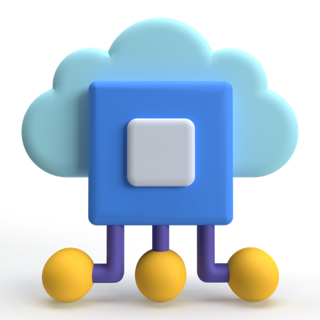 Alojamiento de bases de datos  3D Icon