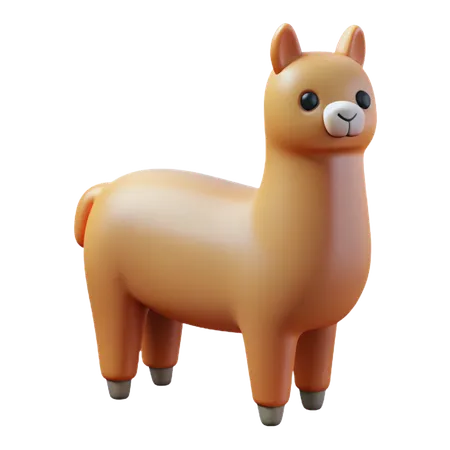 Alpaca  3D Icon