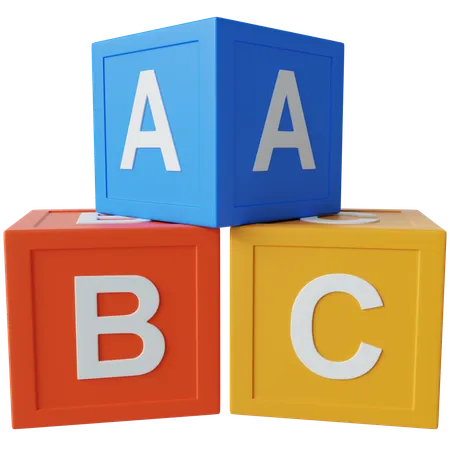 Alphabet  3D Icon