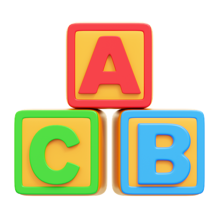 Alphabet  3D Icon