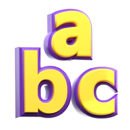 アルファベット  3D Icon