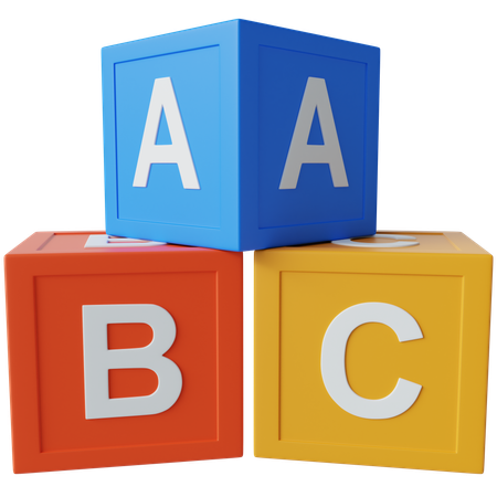 Alphabet  3D Icon