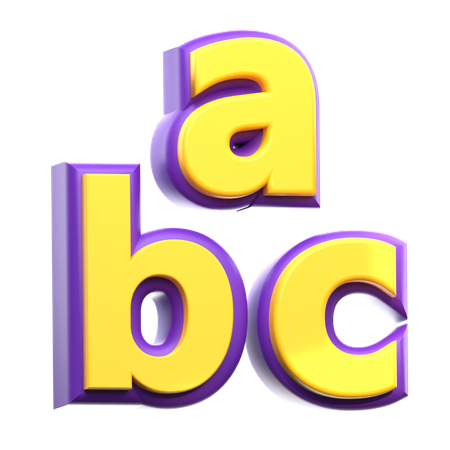 Alphabet  3D Icon