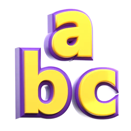 Alphabet  3D Icon