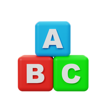 Alphabet  3D Icon