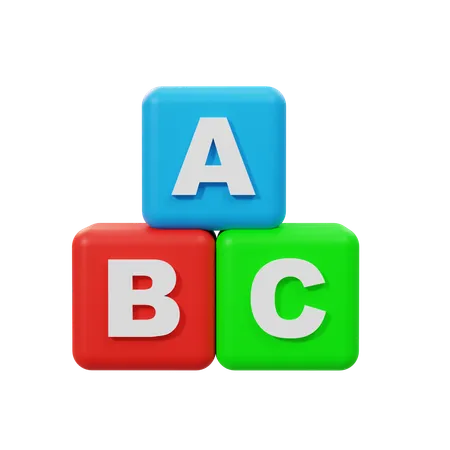 Alphabet  3D Icon