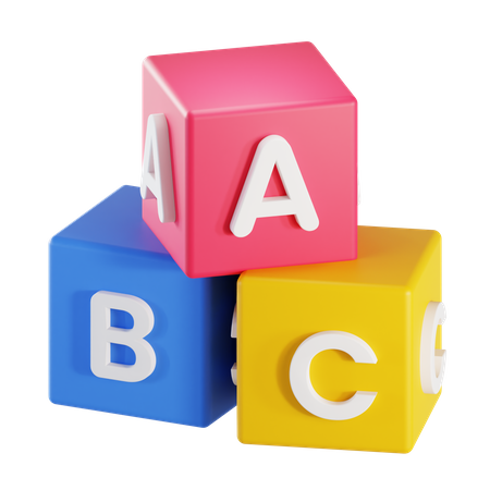 Alphabet  3D Icon
