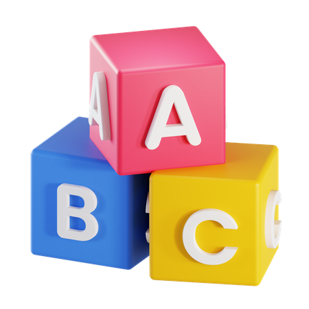 Alphabet  3D Illustration