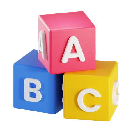 Alphabet  3D Illustration