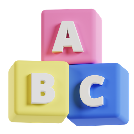 Alphabet  3D Illustration