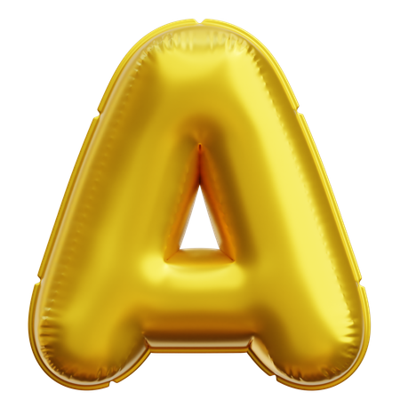 Alphabet A  3D Icon