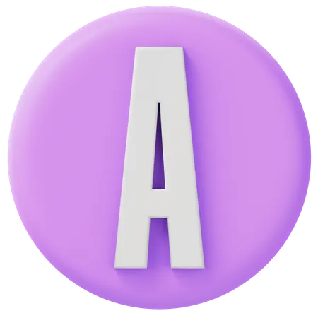 Alpha Beta  3D Icon