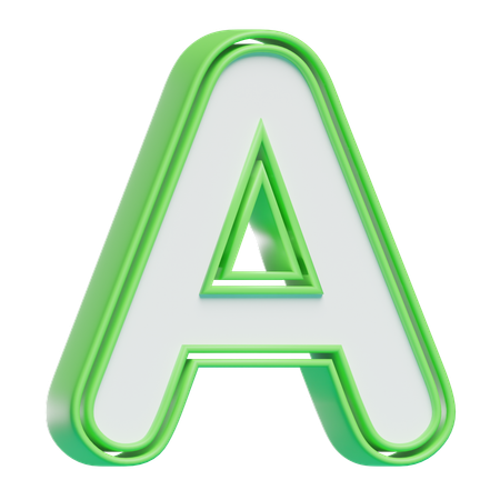 Alpha Beta  3D Icon