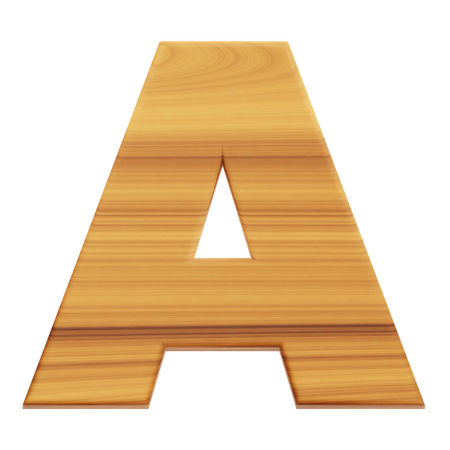 Alphabet A  3D Icon