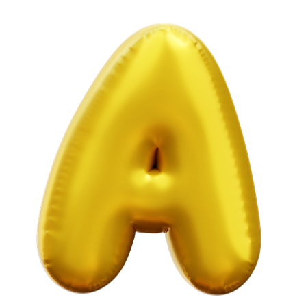 Alphabet A  3D Icon