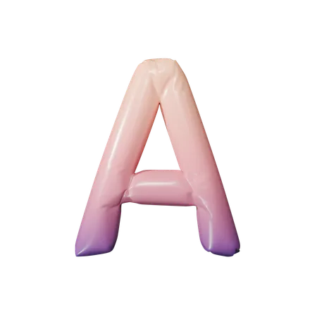 Alphabet A  3D Icon