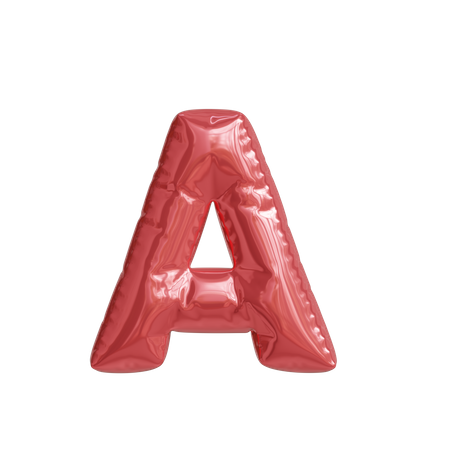 Alphabet A  3D Icon