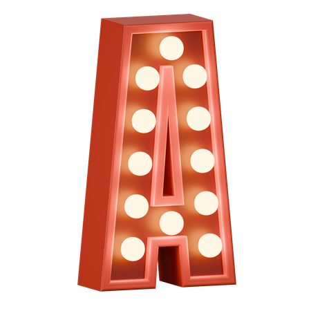 Alphabet A  3D Icon