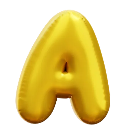 Alphabet A  3D Icon
