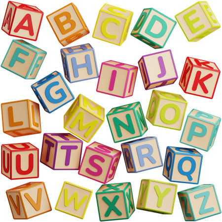 Alphabet A toZ  3D Icon