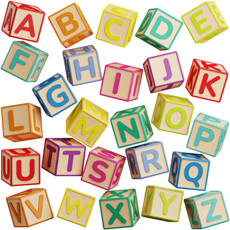 Alphabet A toZ  3D Icon