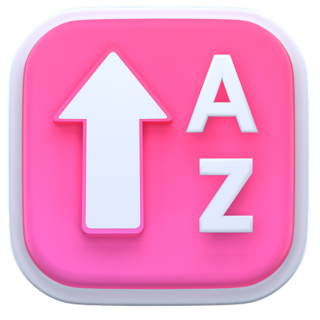 Alphabet ascendant  3D Icon