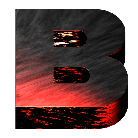 Alphabet B  3D Icon
