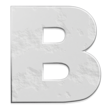 アルファベットb  3D Icon